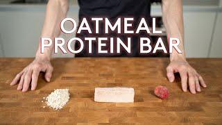 The Protein Bar Recipe everyone should make at Home (No Bake, made with Oats, ANABOLIC)