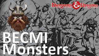 Monster Statistics in BECMI Dungeons and Dragons