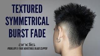 Vinsen The Barber - Andis ProAlloy Fade Clipper | Men's Symmetrical Textured Burst Fade Haircut
