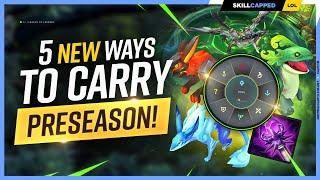 FIVE NEW WAYS to CARRY in PRESEASON 2023! - League of Legends