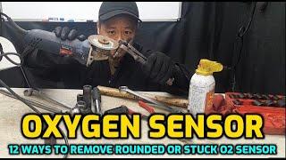 12 WAYS TO REMOVE A STUCK OR ROUNDED OXYGEN SENSOR (SEIZED AND STRIPPED)