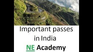 Trick to remember important passes in India