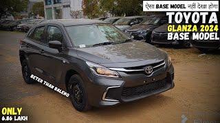 All new 2024 Toyota Glanza  Base model E ₹6.86 lakh only || Glanza Base model Review ||