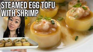  HEALTHY Steamed Egg Tofu with Shrimp Recipe in 15 Minutes! Using Buydeem Electric Food Steamer