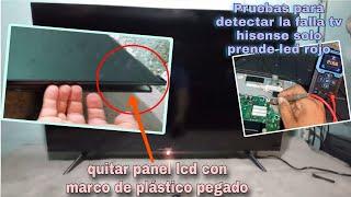 pantalla tv hisense no enciende solo led rojo parpadea