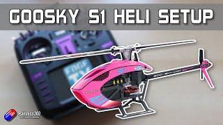 Goosky S1 Helicopter Radio Setup in EdgeTX (RadioMaster TX16s Radio)