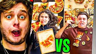 SUSHI VS PIZZA NA 7 DNÍ! | Morry REAGUJE na Vítek