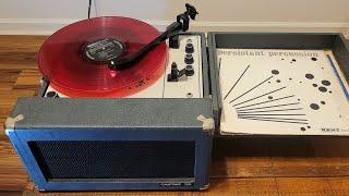 "Dark Eyes" by Persistent Percussion on Califone 1030AV Vintage Record Player - Old LOUD Phonograph