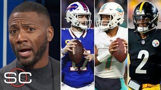 ESPN SC | Clark on NFL Week 2: Can Dolphins expose Josh Allen, Bills? Justin Fields is Steelers' QB1