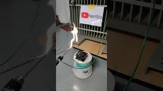 High Voltage 20KV 0.5A VS Fan - Overvolting A AC Motor #shorts #highvoltage #destruction