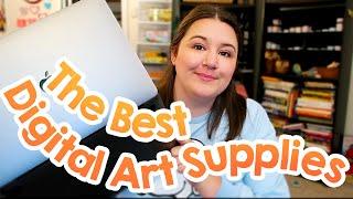 The Best Digital Art Supplies - my favorite tools to use as a digital illustrator and designer