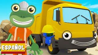 Camión Volquete Dylan | Garaje de Gecko | Vehiculos para niños | Vídeos educativos