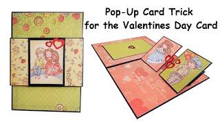 Unbelievable Pop-Up Card Trick for the Valentines Day Card! Cardmaking That Will Blow Your Mind!