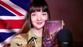 {ASMR} SPANISH GIRL reads Harry Potter IN ENGLISH...