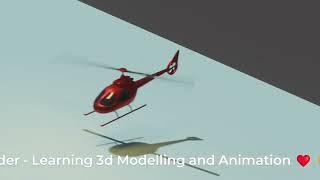 Blender 3.2 : A short Helicopter  Animation