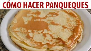 Cómo hacer panqueques fácil y rápido