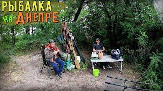 Воды нет, а рыбы море! Рыбалка на Днепре.