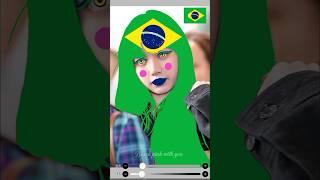 Brazil flag Colours  Hair On Lisa #blackpink #blackpinkedit #lisamanoban @Blink-withyou