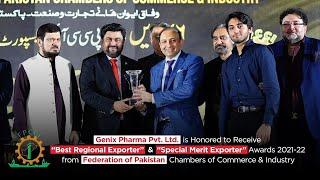 Best Regional Export Award & Special Merit Export Award from FPCCI Pakistan.