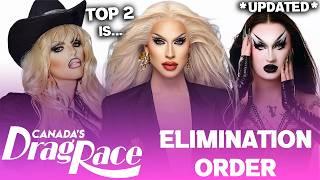 Canada's Drag Race S6 *UPDATED* Elimination Order & Top 2 - RuPaul's Drag Race