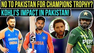 Will Team India Refuse to Travel to Pakistan for ICC Champions Trophy? #TeamIndia #viratkohli