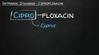 Mnemonic: Ciprofloxacin & Green Intrinsic Staining | Oral Pathology Mnemonics