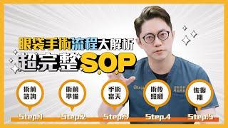 眼袋手術流程大解析！！超完整S.O.P｜周杰醫師