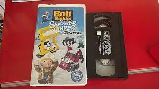 Opening And Closing To Bob The Builder: Snowed Under 2004 VHS Side Label 885