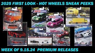 FIRST LOOK 2025 HOT WHEELS SNEAK PEEKS FOR THE WEEK OF 9.15.24