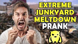 Extreme Junkyard Meltdown Prank - Ownage Pranks