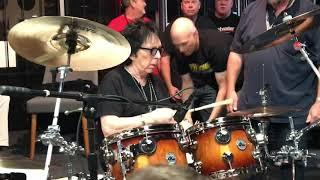 Peter Criss from Kiss teaching Detroit Rock City or 100,000 years