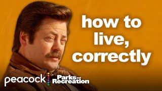 The Ron Swanson Guide to Life | Parks and Recreation