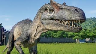 Allosaurus VS Acrocanthosaurus, T-Rex, Giganotosaurus, I-Rex And More - Jurassic World Evolution