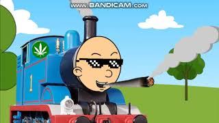 Caillou Reenacts as Thomas the Tank Engine/Grounded