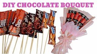 DIY CHOCOLATE BOUQUET || GIFT IDEA ANY OCCASION || BIRTHDAY VALENTINE'S DAY MONTHSARY ANNIVERSARY