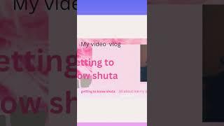 my YouTube channel name is getting to know shunta 