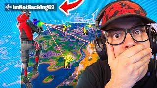 We Found a *HACKER* in RANKED! (Fortnite)
