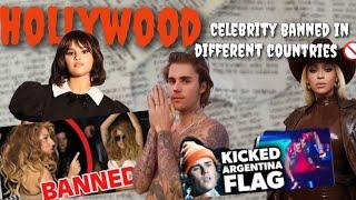 Hollywood Stars BANNED from Entire Countries! ️# Hollywood #justinbieber #haileybeiber