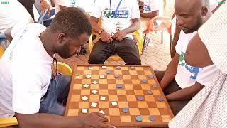 Adusei(Northern Region) vs Prince(Upper West Region). Northern Draught Tournament 2024. Five Pieces.