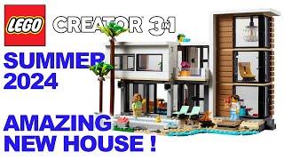 LEGO Modern House set 31153 - Summer 2024 | A Creator set perfect for a Lego City