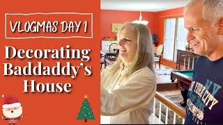 Decorating Baddaddy's House - Vlogmas Day 1