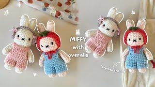 How To Crochet Cute Bunny in Overalls | Step-by-Step Amigurumi Tutorial