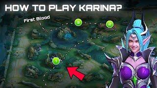 HOW TO PLAY KARINA? (KARINA BUILD TUTORIAL 2024) - MLBB