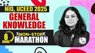 General Knowledge Marathon (One Shot) | Non-Stop Practice for NID & UCEED 2025