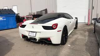 INSANE Twin Turbo Ferrari 458 Revs