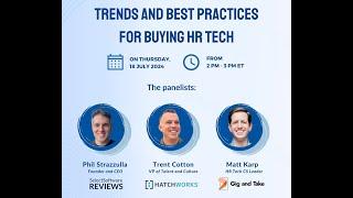 Trends and best practices for buying HR Tech