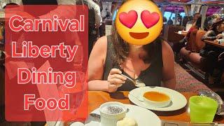 Best FREE Dining Room Food on Carnival Liberty 2024! Is It Good? Watch and See!