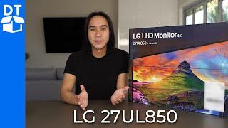 LG 27UL850-W 4K Monitor Review & Unboxing