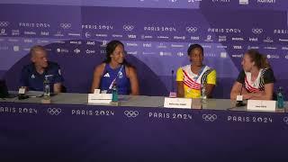 Nafissatou Thiam Threepeats at Olympic Hep Gold Medalist [Press Conference]