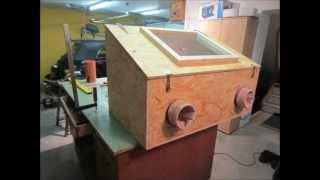 Sandstrahlkabine selber bauen / How to build a sandblasting box